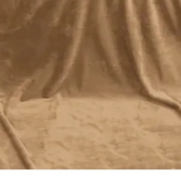 New The COMFY brand Dream Luxurious Tan Color Velvet Throw 8 feet x 8 feet - Picture 1 of 1